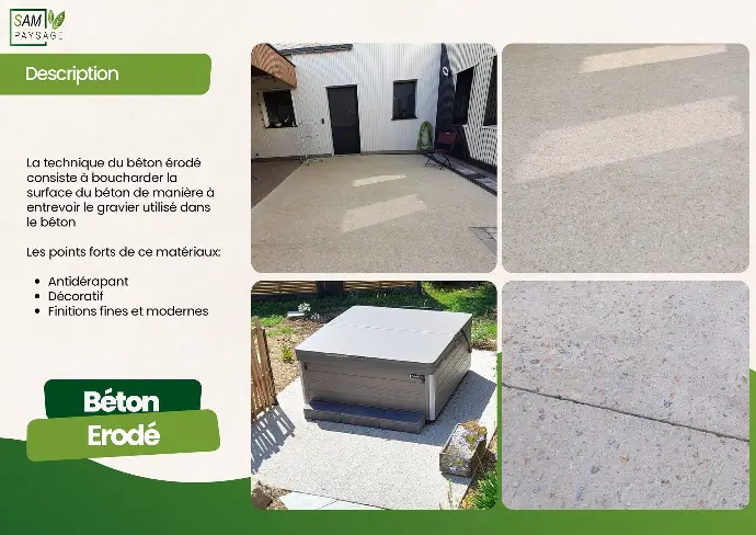 Flyer béton érodé